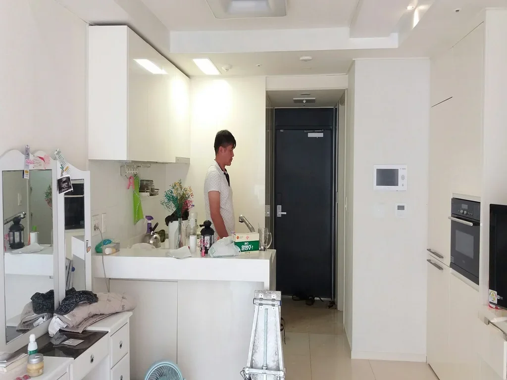 원룸 도배 시공 사례 사진